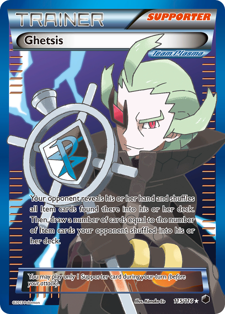 Ghetsis (115/116) [Black & White: Plasma Freeze] - Destination Retro