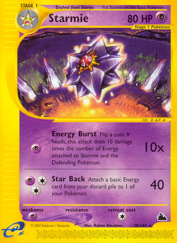Starmie (30/144) [Skyridge] - Destination Retro