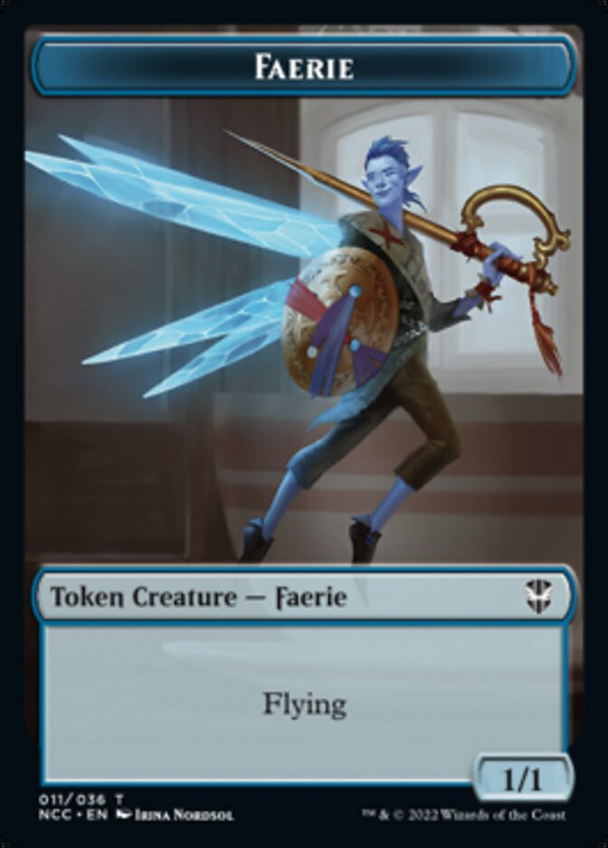 Faerie // Rogue Double-sided Token [Streets of New Capenna Commander Tokens] - Destination Retro