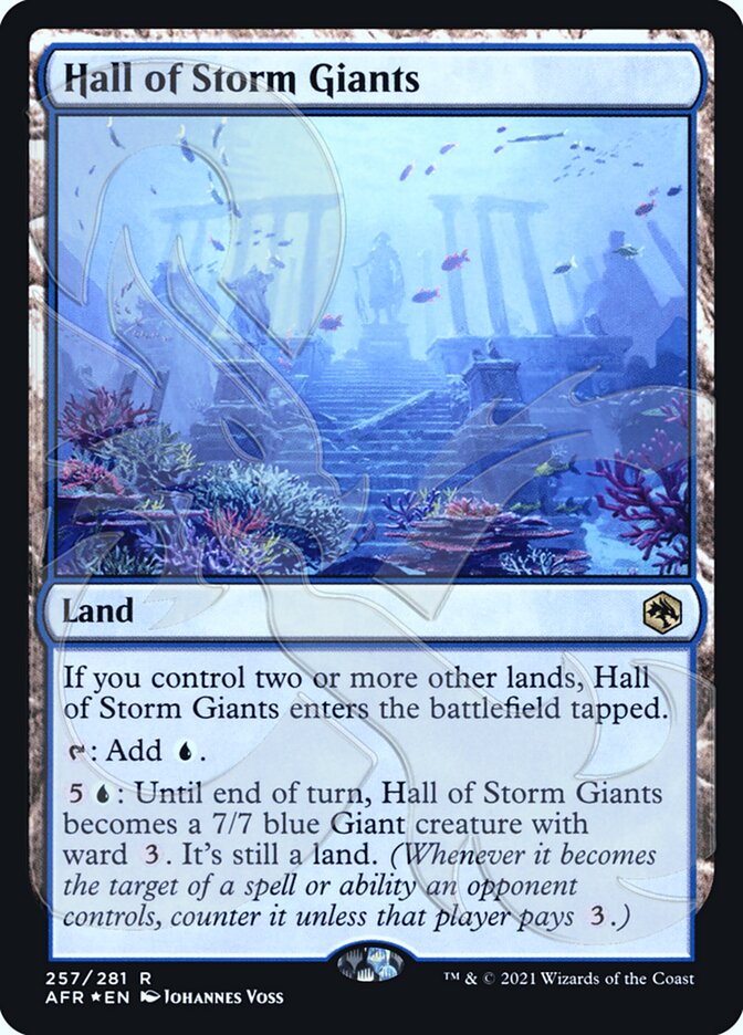 Hall of Storm Giants (Ampersand Promo) [Dungeons & Dragons: Adventures in the Forgotten Realms Promos] - Destination Retro