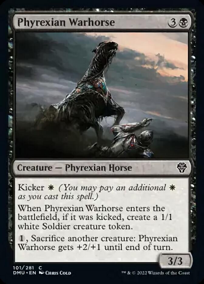 Phyrexian Warhorse [Dominaria United] - Destination Retro