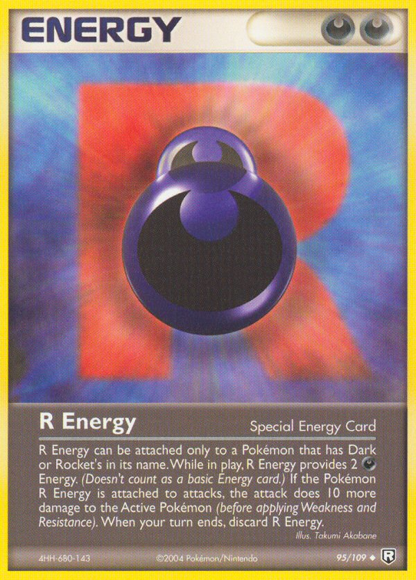 R Energy (95/109) [EX: Team Rocket Returns] - Destination Retro