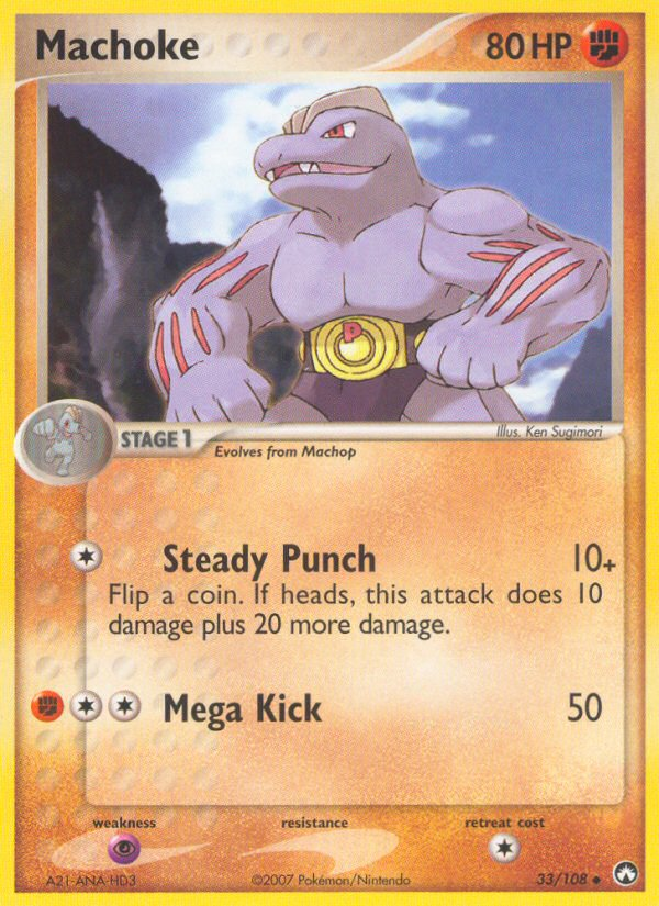 Machoke (33/108) [EX: Power Keepers] - Destination Retro