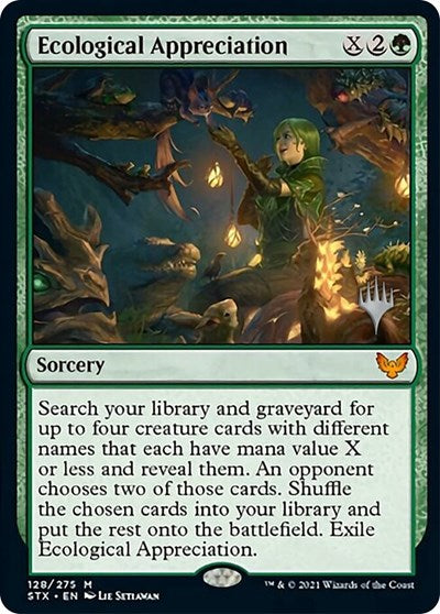Ecological Appreciation (Promo Pack) [Strixhaven: School of Mages Promos] - Destination Retro
