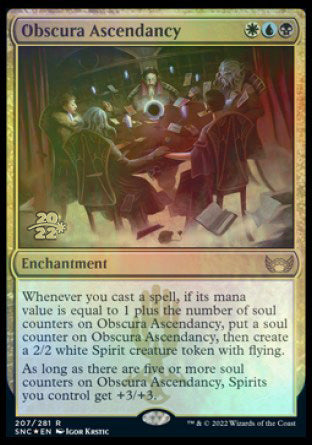 Obscura Ascendancy [Streets of New Capenna Prerelease Promos] - Destination Retro