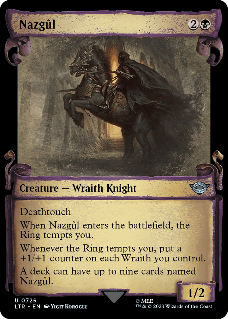 Nazgul (0726) [The Lord of the Rings: Tales of Middle-Earth Showcase Scrolls] - Destination Retro