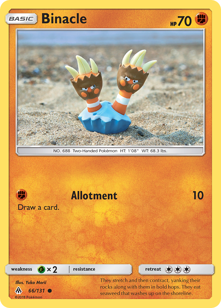 Binacle (66/131) [Sun & Moon: Forbidden Light] - Destination Retro