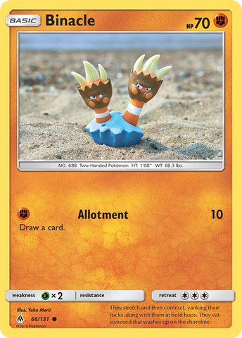Binacle (66/131) [Sun & Moon: Forbidden Light] - Destination Retro