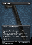 Lead Pipe (Borderless) [Ravnica: Clue Edition] - Destination Retro