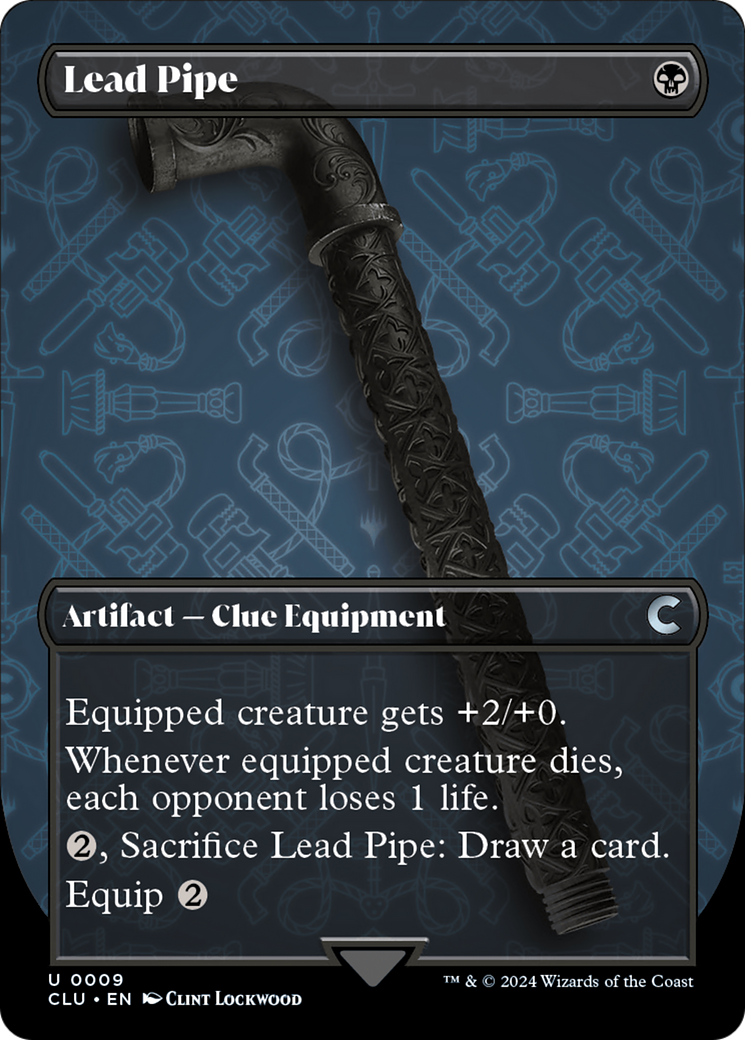 Lead Pipe (Borderless) [Ravnica: Clue Edition] - Destination Retro