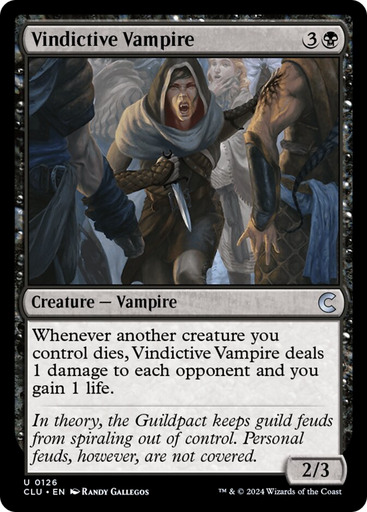 Vindictive Vampire [Ravnica: Clue Edition] - Destination Retro