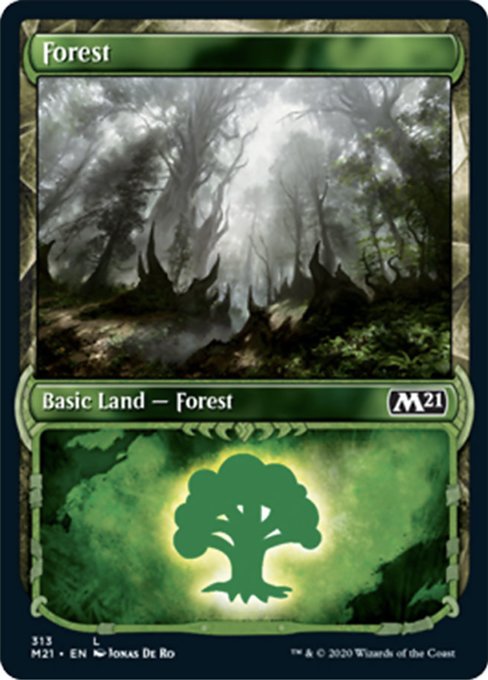 Forest (Showcase) [Core Set 2021] - Destination Retro