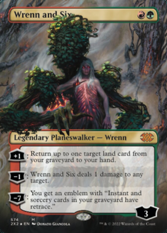 Wrenn and Six (Textured Foil) [Double Masters 2022] - Destination Retro