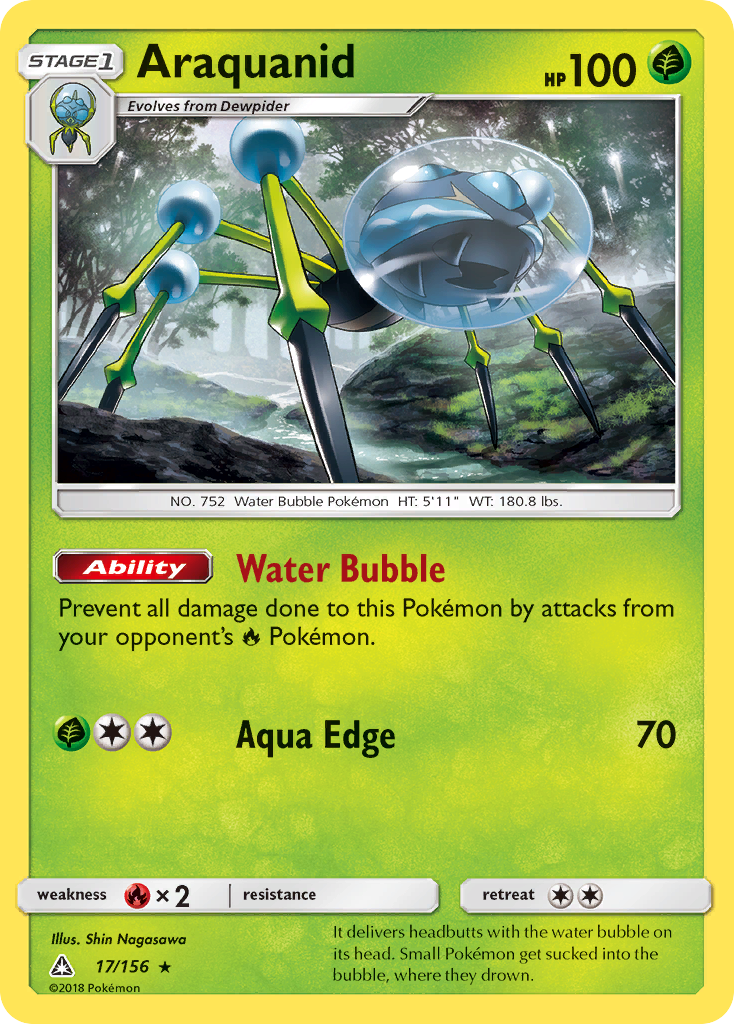 Araquanid (17/156) [Sun & Moon: Ultra Prism] - Destination Retro