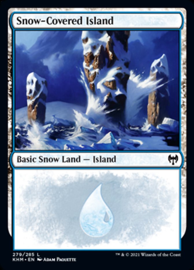 Snow-Covered Island (279) [Kaldheim] - Destination Retro