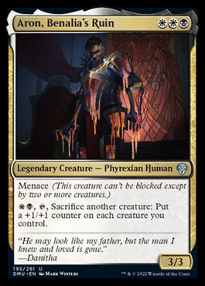 Aron, Benalia's Ruin [Dominaria United] - Destination Retro
