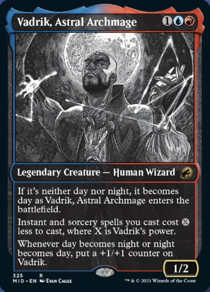 Vadrik, Astral Archmage (Showcase Eternal Night) [Innistrad: Midnight Hunt] - Destination Retro