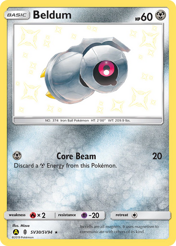 Beldum (SV30/SV94) [Sun & Moon: Hidden Fates - Shiny Vault] - Destination Retro
