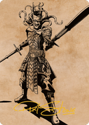 Zevlor, Elturel Exile Art Card (78) (Gold-Stamped Signature) [Commander Legends: Battle for Baldur's Gate Art Series] - Destination Retro