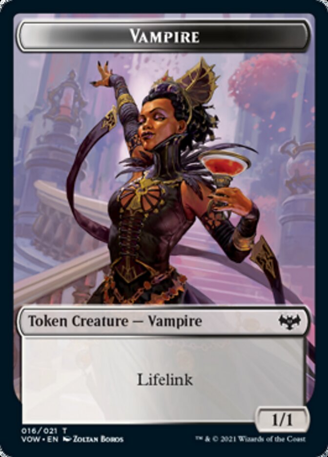 Vampire Token (016) [Innistrad: Crimson Vow Tokens] - Destination Retro