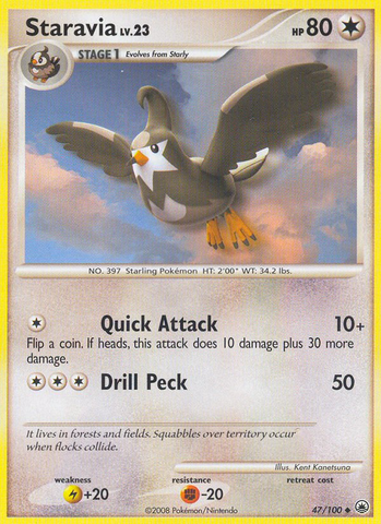 Staravia (47/100) [Diamond & Pearl: Majestic Dawn] - Destination Retro