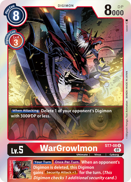 WarGrowlmon [ST7-08] [Starter Deck: Gallantmon] - Destination Retro