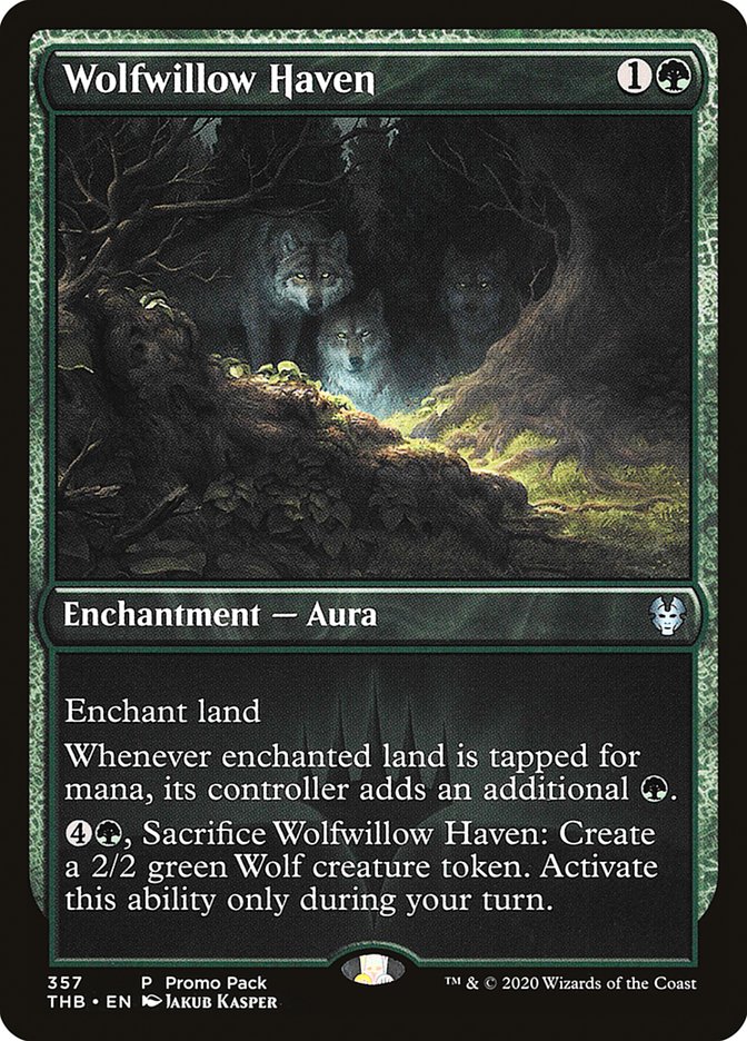 Wolfwillow Haven (Promo Pack) [Theros Beyond Death Promos] - Destination Retro