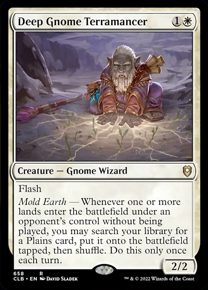 Deep Gnome Terramancer [Commander Legends: Battle for Baldur's Gate] - Destination Retro