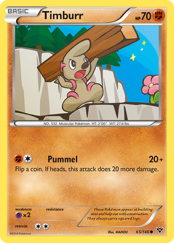 Timburr (65/146) [XY: Base Set] - Destination Retro