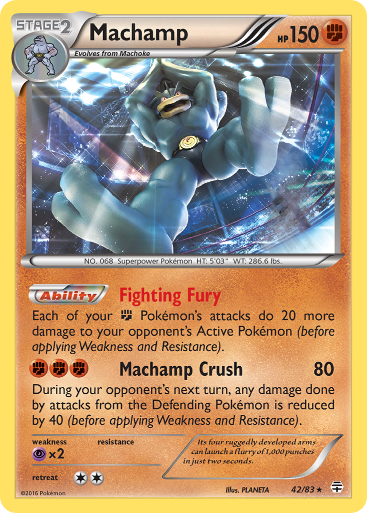 Machamp (42/83) [XY: Generations] - Destination Retro