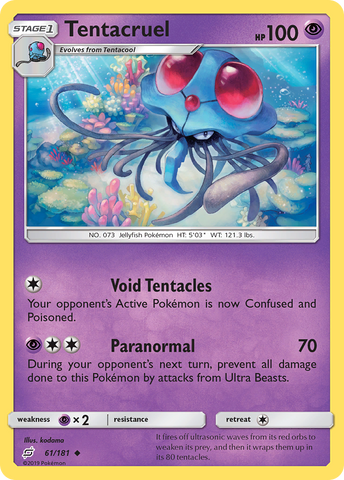 Tentacruel (61/181) [Sun & Moon: Team Up] - Destination Retro