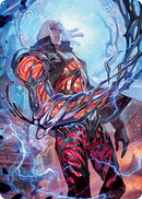 Tezzeret, Betrayer of Flesh Art Card [Kamigawa: Neon Dynasty Art Series] - Destination Retro