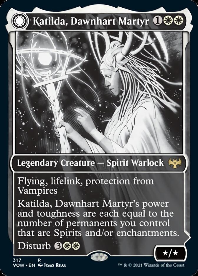 Katilda, Dawnhart Martyr // Katilda's Rising Dawn (Showcase Eternal Night) [Innistrad: Crimson Vow] - Destination Retro