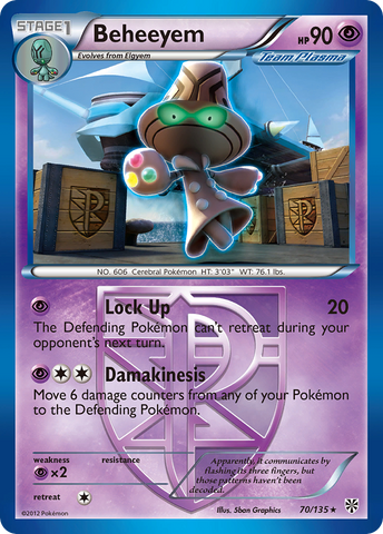 Beheeyem (70/135) [Black & White: Plasma Storm] - Destination Retro