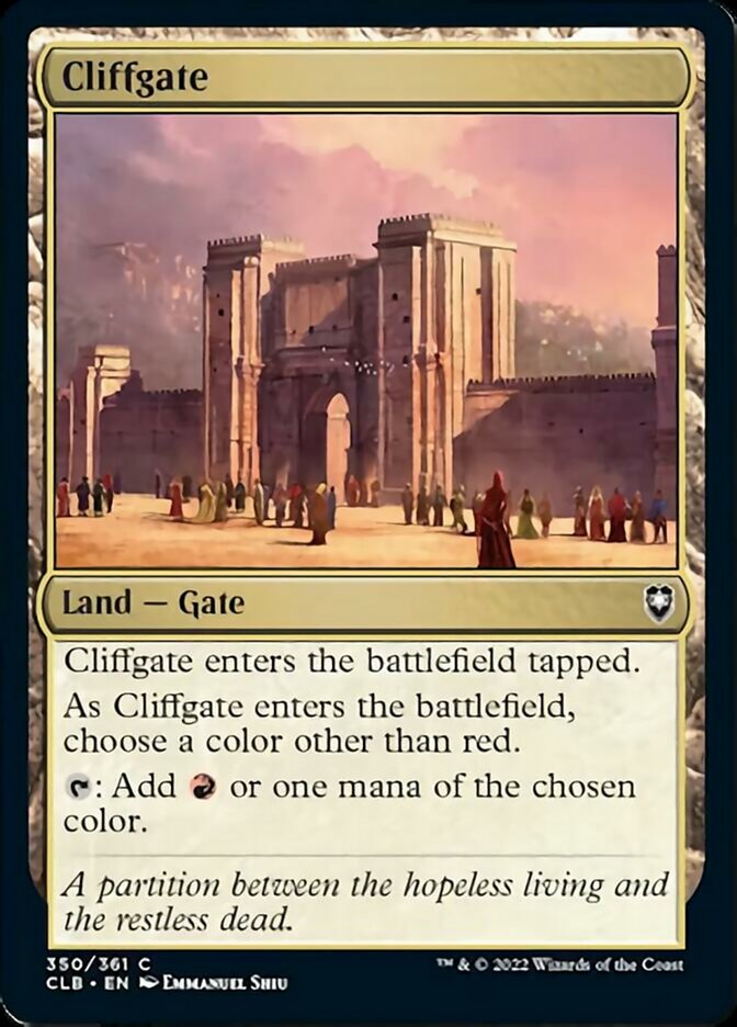 Cliffgate [Commander Legends: Battle for Baldur's Gate] - Destination Retro