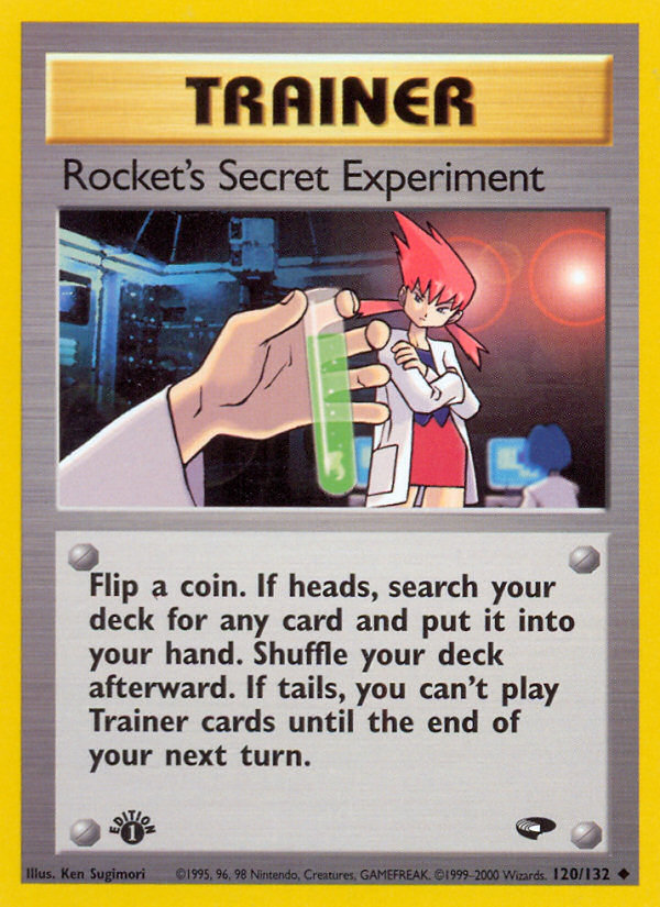Rocket's Secret Experiment (120/132) [Gym Challenge 1st Edition] - Destination Retro