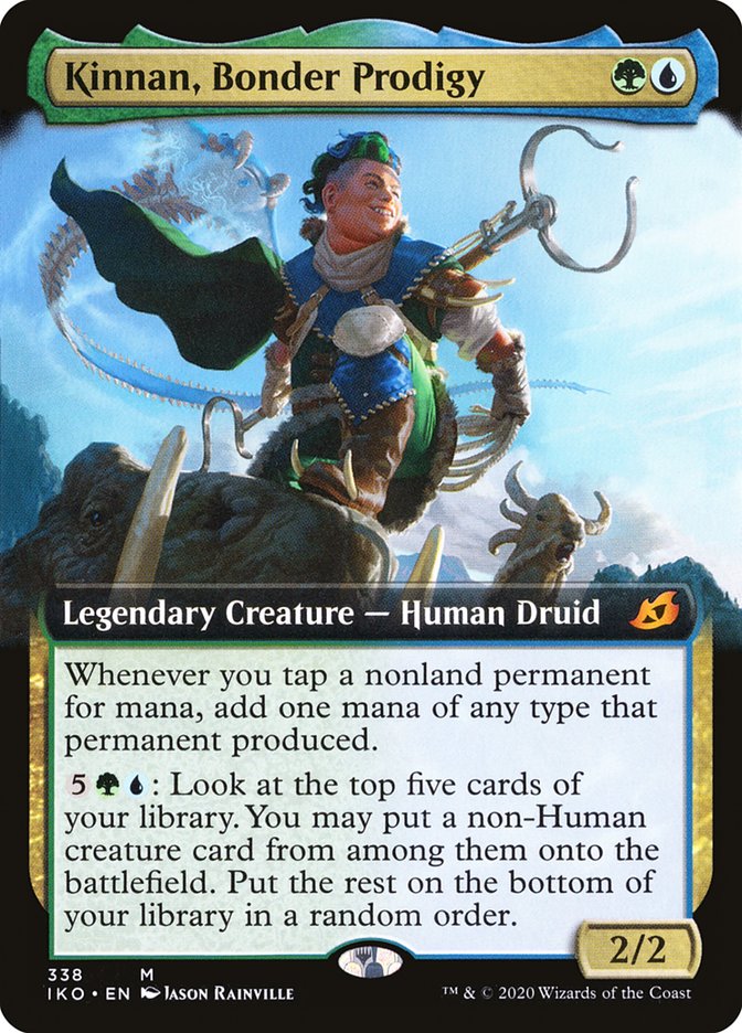 Kinnan, Bonder Prodigy (Extended Art) [Ikoria: Lair of Behemoths] - Destination Retro