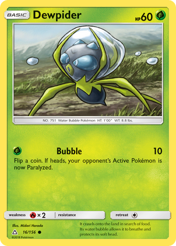 Dewpider (16/156) [Sun & Moon: Ultra Prism] - Destination Retro