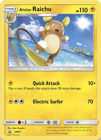 Alolan Raichu (SM65) (Jumbo Card) [Sun & Moon: Black Star Promos] - Destination Retro