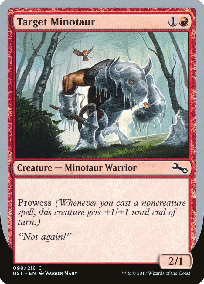 Target Minotaur (Ice Art) [Unstable] - Destination Retro