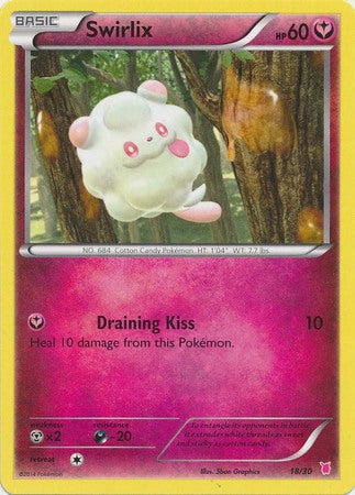 Swirlix (18/30) [XY: Trainer Kit - Bisharp & Wigglytuff] - Destination Retro
