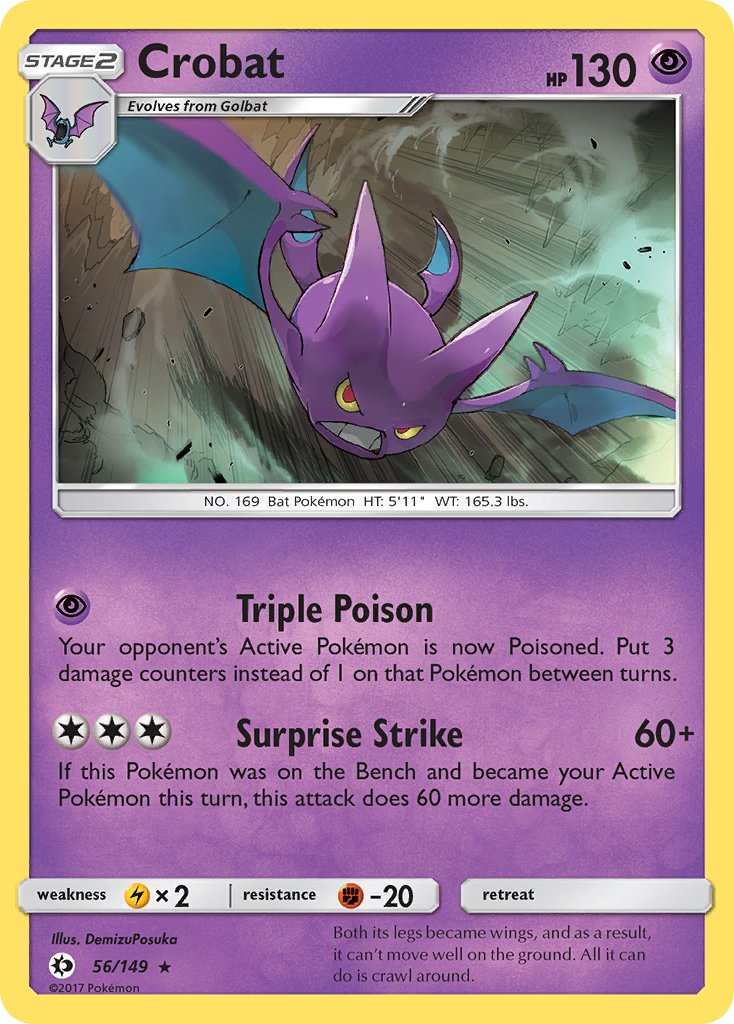 Crobat (Prerelease Kit Exclusive) (56/149) [Theme Deck Exclusives] - Destination Retro