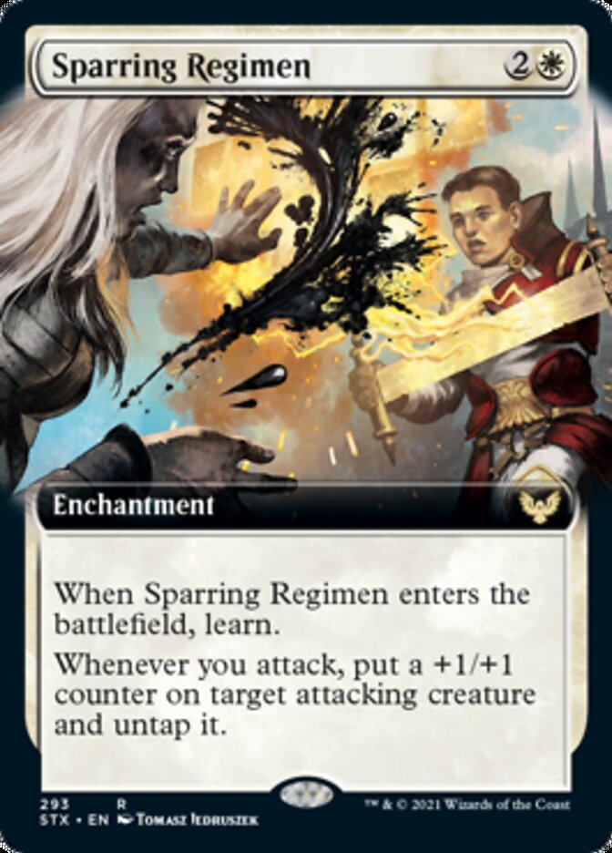 Sparring Regimen (Extended) [Strixhaven: School of Mages] - Destination Retro
