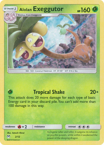 Alolan Exeggutor (2/12) [Mcdonald's Promos: 2019 Collection] - Destination Retro