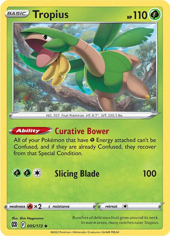 Tropius (005/172) [Sword & Shield: Brilliant Stars] - Destination Retro