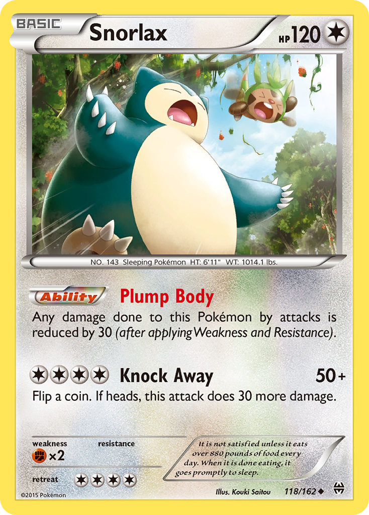 Snorlax (118/162) [XY: BREAKthrough] - Destination Retro