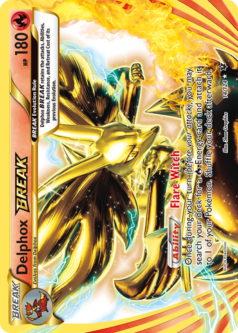 Delphox BREAK (14/124) [XY: Fates Collide] - Destination Retro