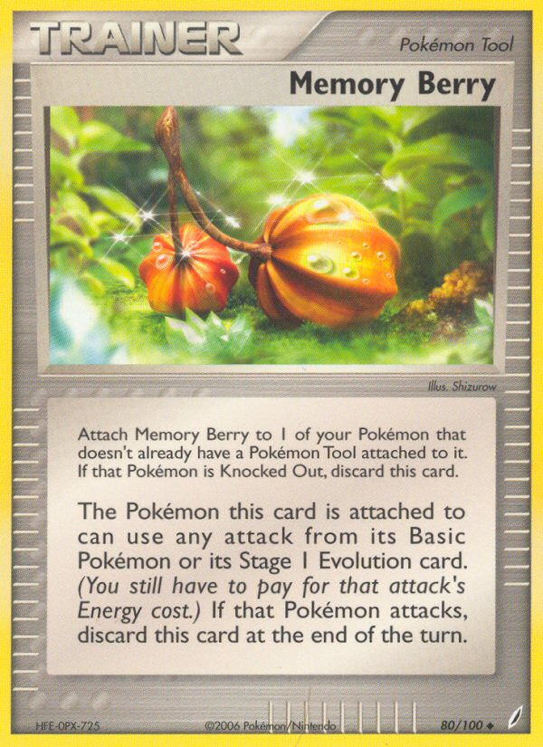 Memory Berry (80/100) [EX: Crystal Guardians] - Destination Retro