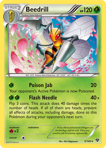 Beedrill (5/146) [XY: Base Set] - Destination Retro
