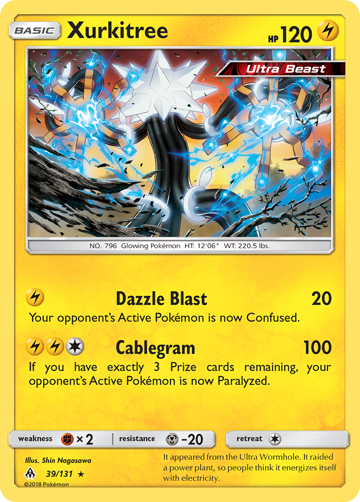 Xurkitree (39/131) [Sun & Moon: Forbidden Light] - Destination Retro
